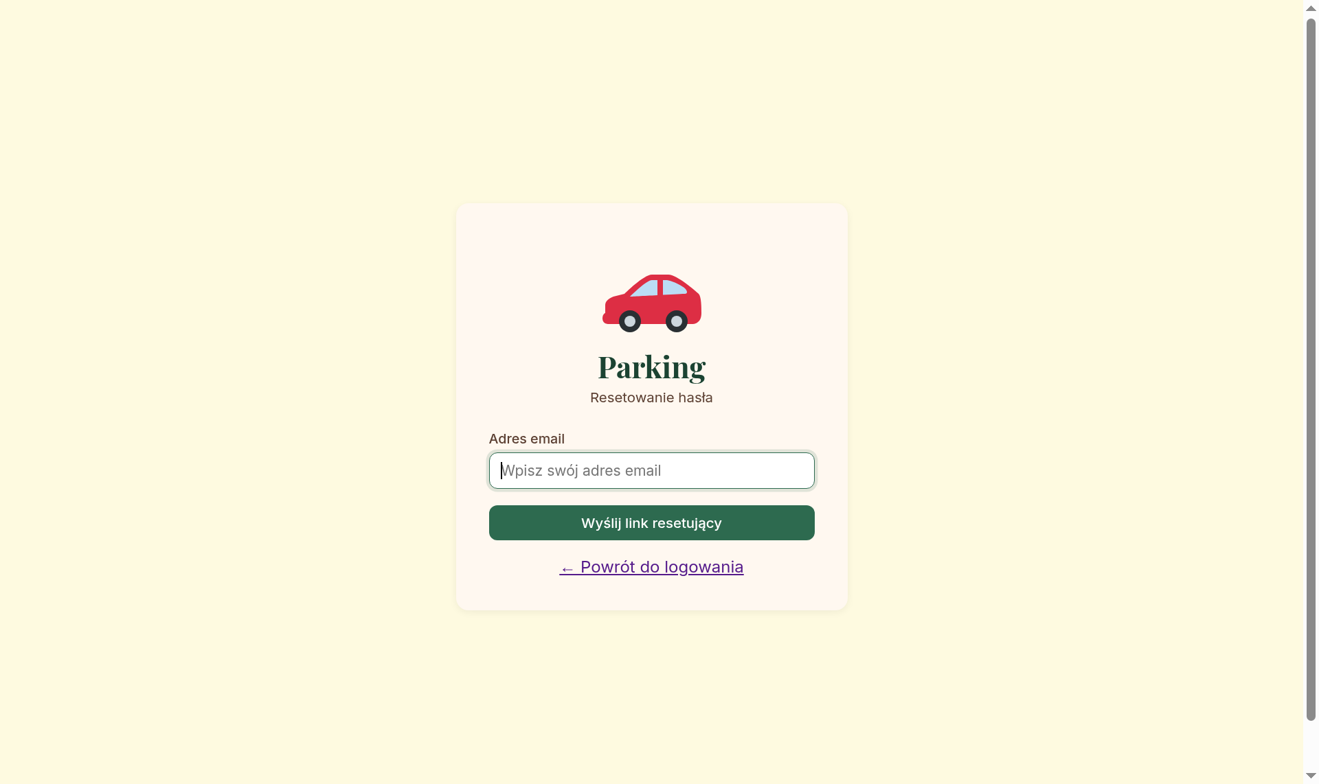 Nie pamiętam hasła